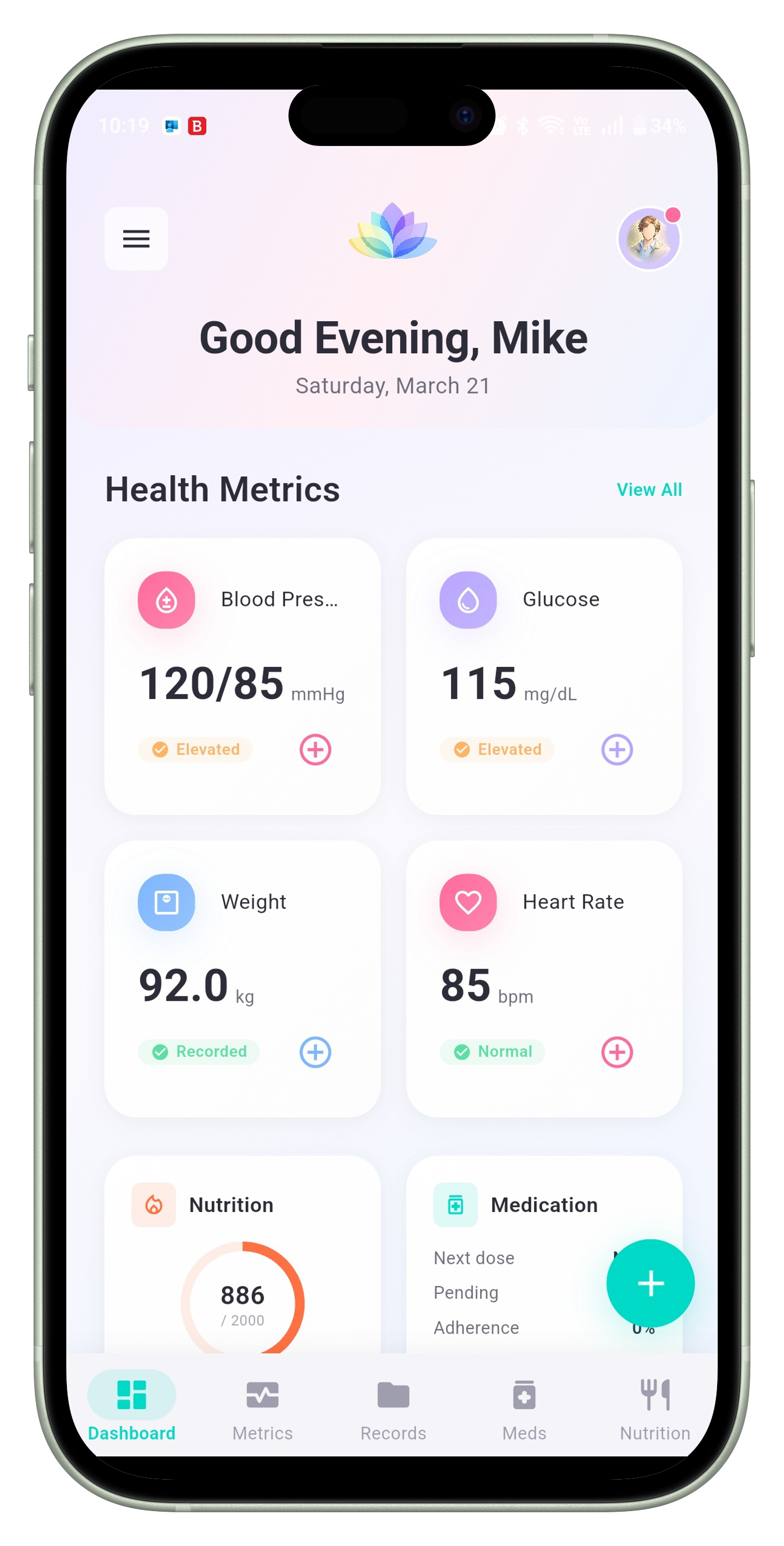 Jiva Pulse dashboard